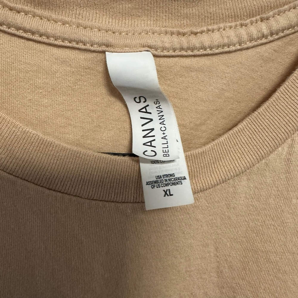 You’re My Sunshine Unisex Bella+Canvas Graphic T-Shirt Tan/Brown Size XL Flower - Picture 5 of 8